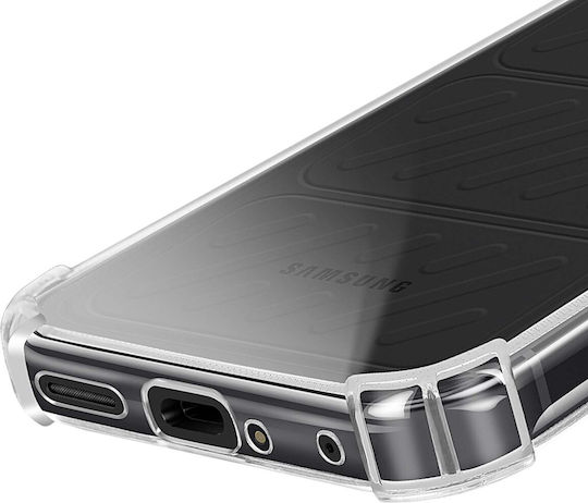 Avizar Case Galaxy Xcover7 Pro In Flexible Silicone Reinforced Corners Sienna