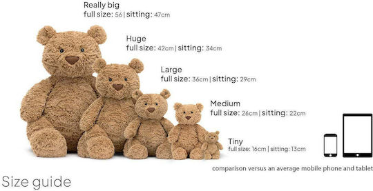 Jellycat Plush Bear Bartholomew 42 cm
