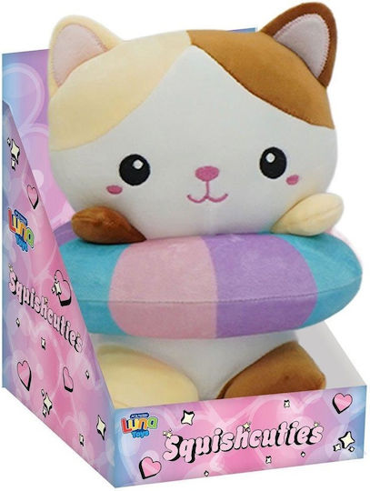 507807 Λουτρινη Γατουλα 21εκ Donut Squishcuties Luna Toys