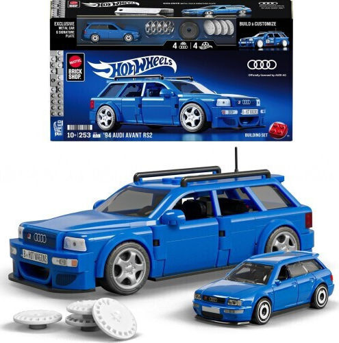 Mattel Brick Shop Τουβλάκια Hot Wheels Speed Series Audi για 10+ Ετών 253τμχ