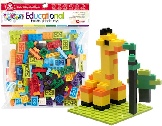 ToyMarkt Building Blocks in Bag for 3+ Years 60 Pieces