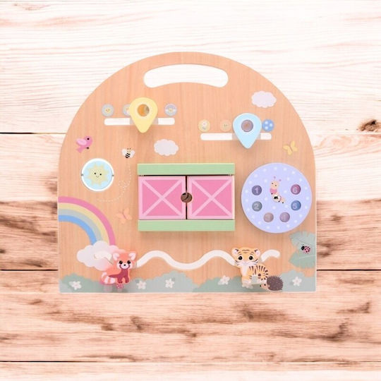 Joueco Baby Toy The Wildies Family made of Wood for 12++ Months