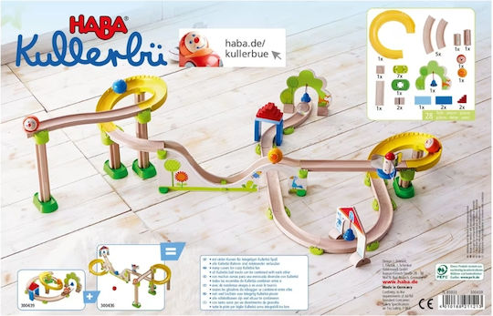 Haba Ball Toboggan Fröhliche Kugel aus Holz für 36++ Monate