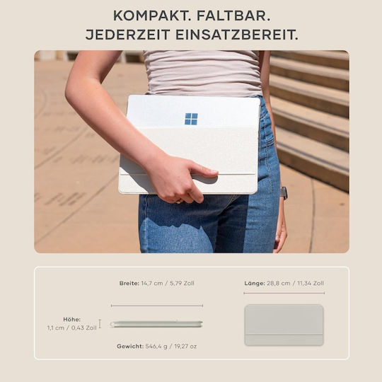 Satechi Kabellos Bluetooth Nur Tastatur für Tablet Englisch US Beige