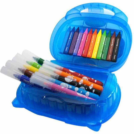 Maped Painting Green Suitcase for Children 1+ Years