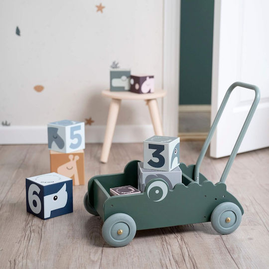 Done by Deer Stacking Toy Stacking Cubes made of Wood for 24++ Months