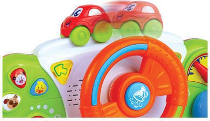 Dumel Steering Wheel with Light and Sounds for 6++ Months