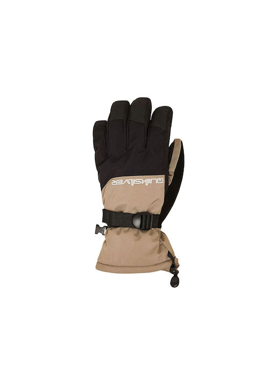 Quiksilver Mission Snow Ανδρικά Γάντια Σκι & Snowboard Μπεζ