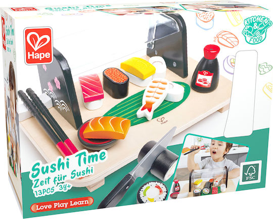 Hape Sushi Time Din Lemn Pentru 3+ Ani 11 Buc