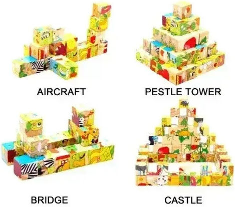 Ξύλινο Παιδικό Puzzle Ζωάκια SDS