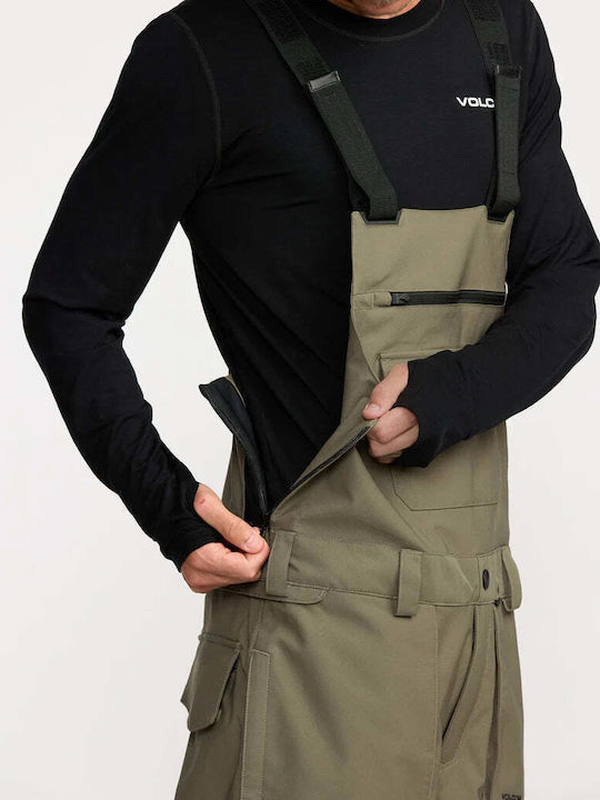 Volcom Roan G1352608-MIL Men's Dungarees for Ski & Snowboard Beige
