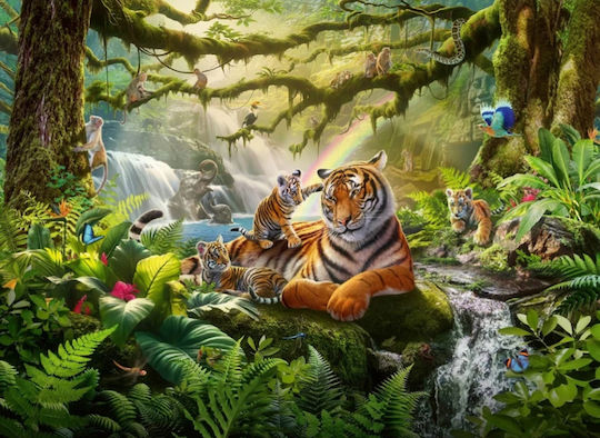 Puzzle pentru Copii Jungle Wildlife 300buc Ravensburger