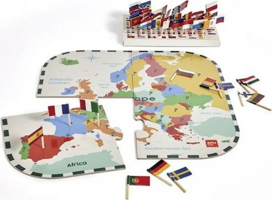 Puzzle pentru Copii Steagurile Europei Apli Kids