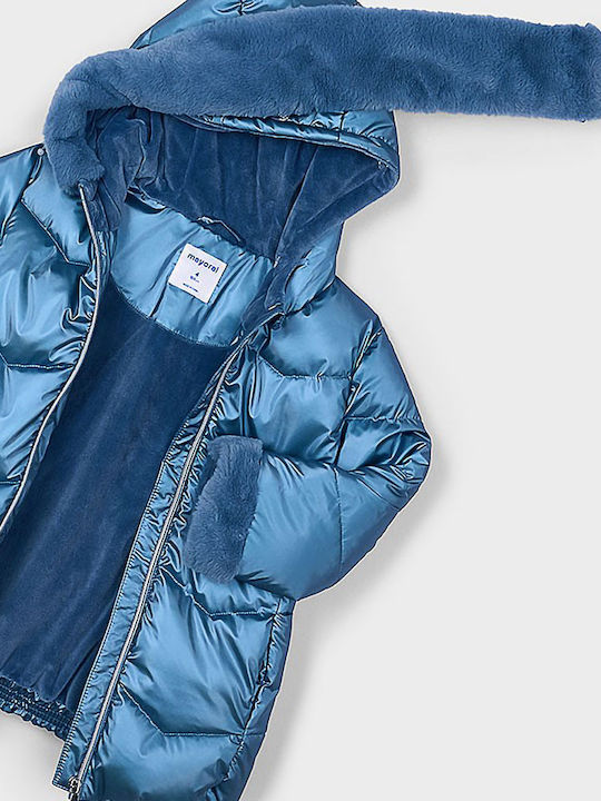 Kids' Casual Jacket with Hood Dark Blue
