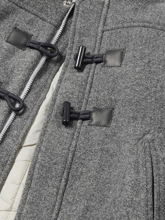 Kinder Mantel Kinder Mäntel & Jacken mit Futter & Kapuze Gray