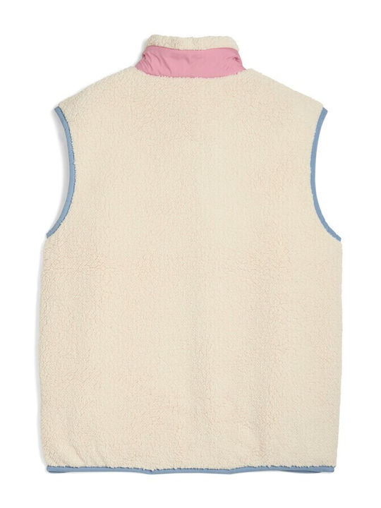 Hybrid Sherpa Kids Sports Sleeveless Pink Jacket