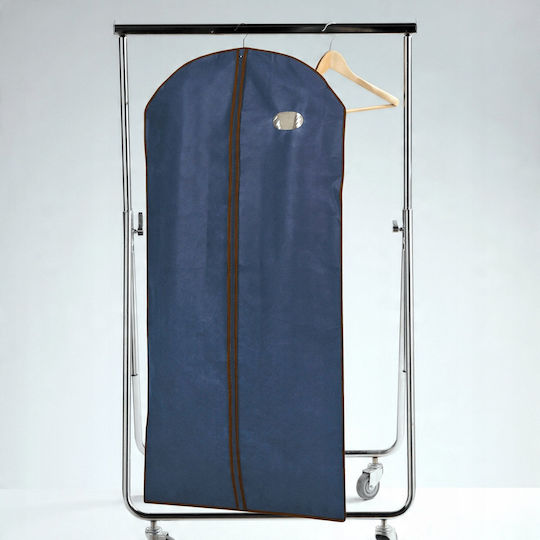 Ordinett Fabric Hanging Storage Case for Clothes / Coat / Suit in Blue Color 65x65cm 1pcs