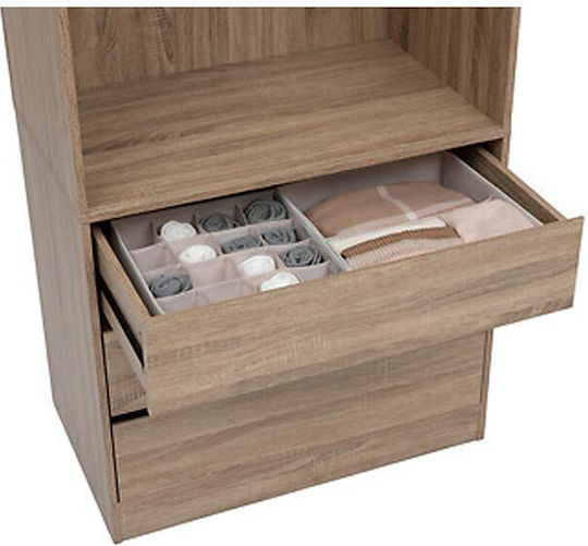 Fabric Storage Case For Clothes in Beige Color 31x31x10cm 1pcs