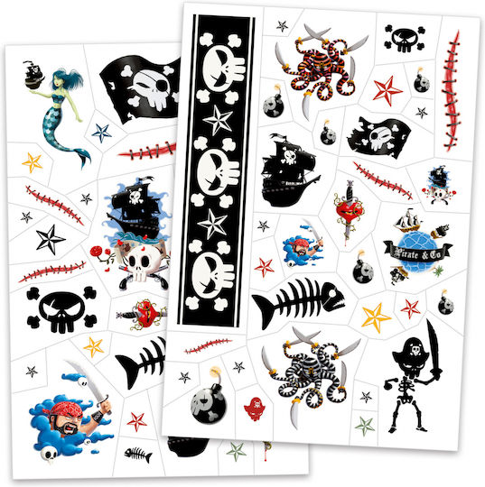 Djeco Pirates Kids Tattoos