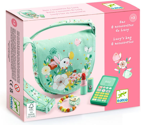 Djeco Bunny Bag with Accessories Beauty Set