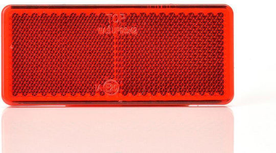 Rectangular Reflector Adhesive 848 Up96x42 Red Was Was 848