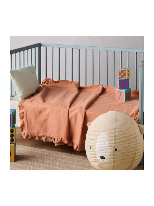 Kentia Blanket Cot Yn 25 Cotton Red 100x150cm