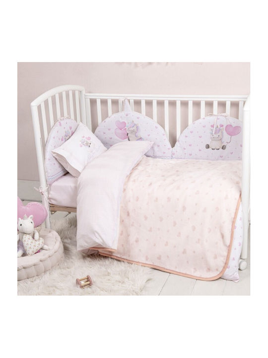 Nima Blanket Nursery Swaddling Blankets Velvet Pink 80x110cm