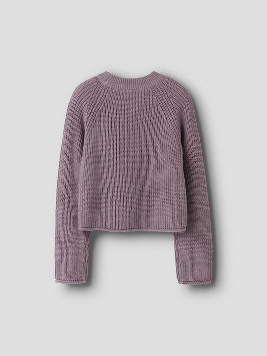 Kids' Sweater Long Sleeve Gray Name