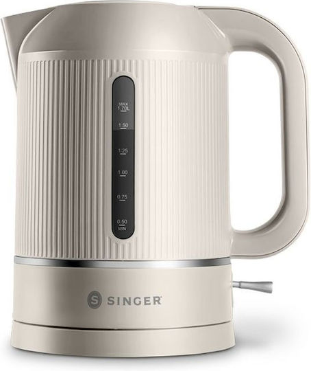 Singer Kettle 1.7lt 2200W Beige