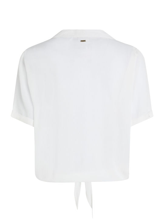 Women's Short Sleeve Shirt White