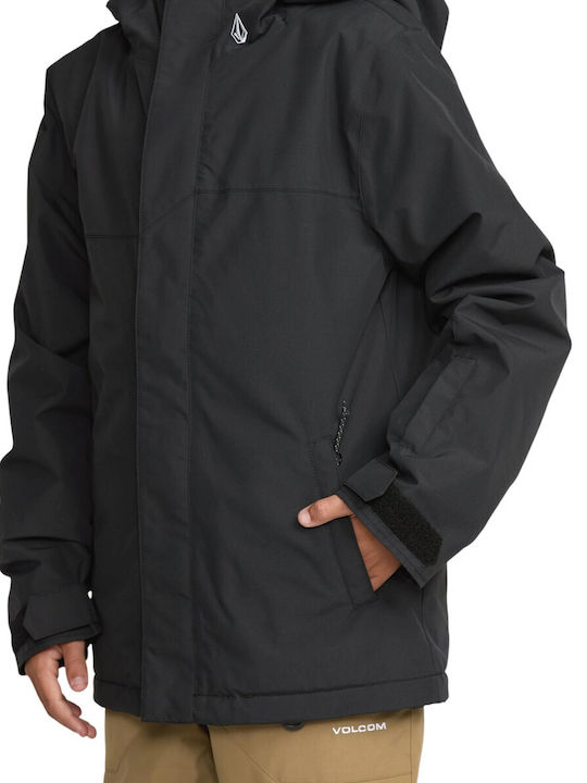 Kinder Freizeitjacke mit Kapuze Schwarz Stone.91