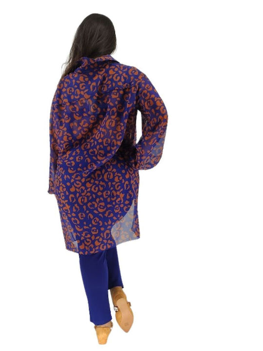 Women's Long Sleeve Shirt Blue
