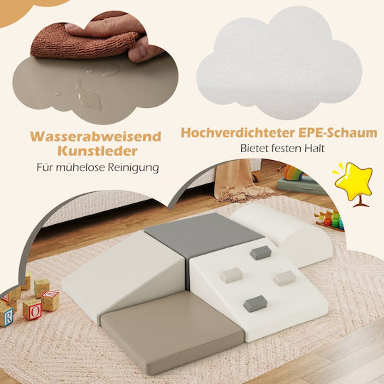 Costway aus Stoff 40x40x20cm. Mehrfarbig