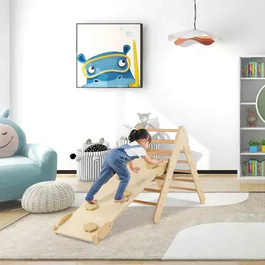 Costway Costway Holzturm Spielplatzspielzeug Mehrfarbig