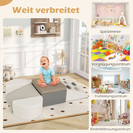 Costway aus Stoff 40x40x20cm. Mehrfarbig