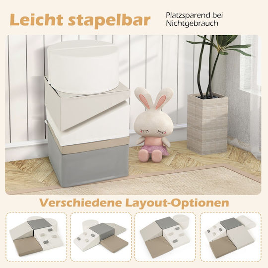 Costway aus Stoff 40x40x20cm. Mehrfarbig