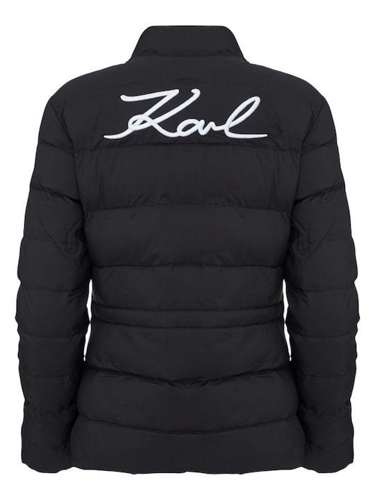 Women's Puffer Jacket for Winter Black