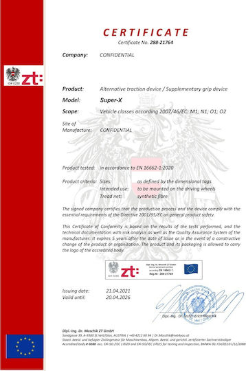 Maranello Super X 3D Pături de Zăpadă Antiderapante Medium 2buc
