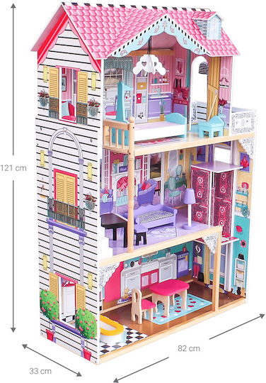 Joyland Căsuță de păpuși cu mobilier