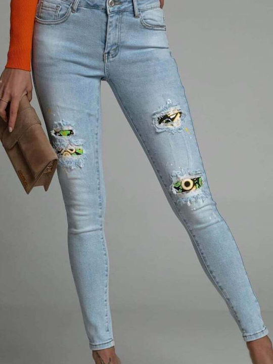 Talie înaltă Blugi de damă cu croială skinny