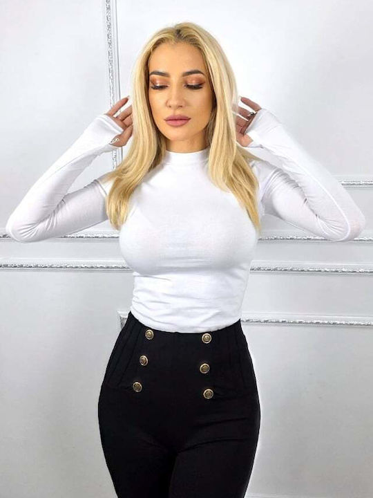 Damen Bluse Weiß