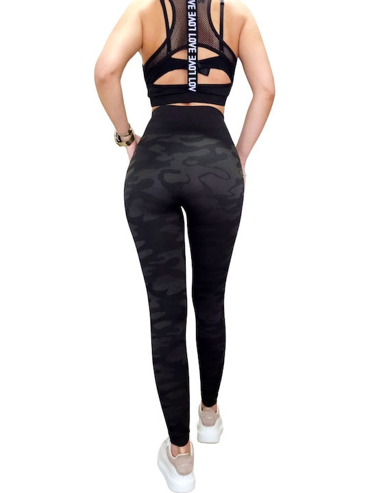 Frauen Leggings Khaki