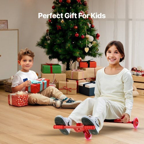Kids Ride On Car Foot-to-Floor One-Seater Red for 10+ Years
