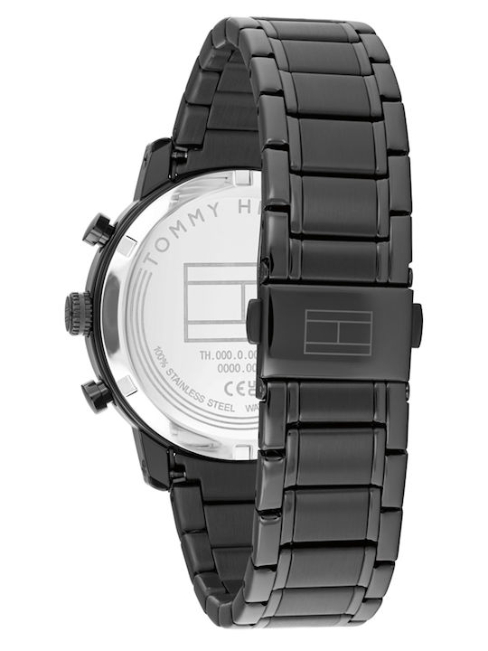 Tommy Hilfiger Men's Watch Battery with Gray Metal Bracelet