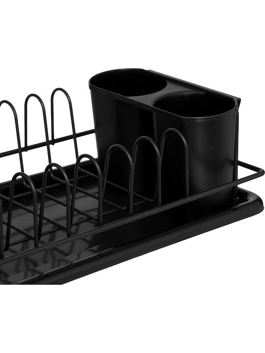 5Five Scurgător De Chiuvetă Metalic Negru 41.5x17.4x9.6cm
