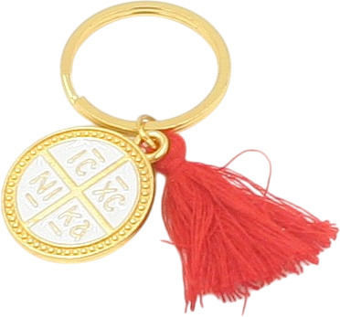 Makwedding Christening Charm Keychain Gold 25pcs