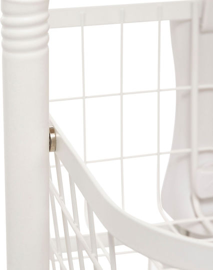 5Five Kitchen Trolley Metallic 6 Tiers Beige 34.4x30.8x93.1cm