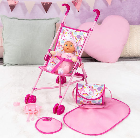 Bayer Design Σετ με Μωρό Κούκλα Buggy Set