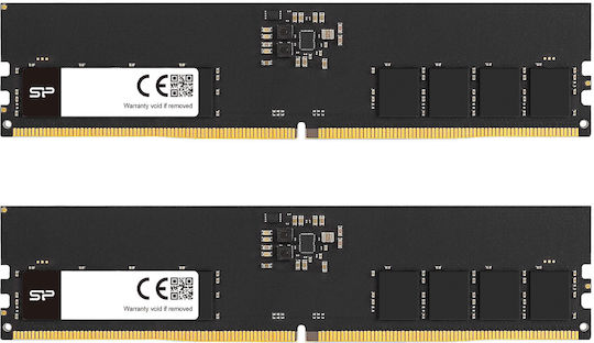 Silicon Power DDR5 32GB RAM with 2x16GB Modules and Speed 4800 for Desktop