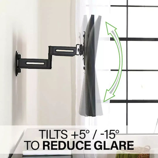 Suport TV Universal Extensibil de Perete Sanus 48-110 Cm Negru